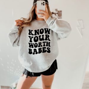 Know Your Worth Crewneck